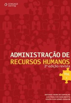 Imagem de ADMINISTRACAO DE RECURSOS HUMANOS VOL. 1 - 2ª EDICAO