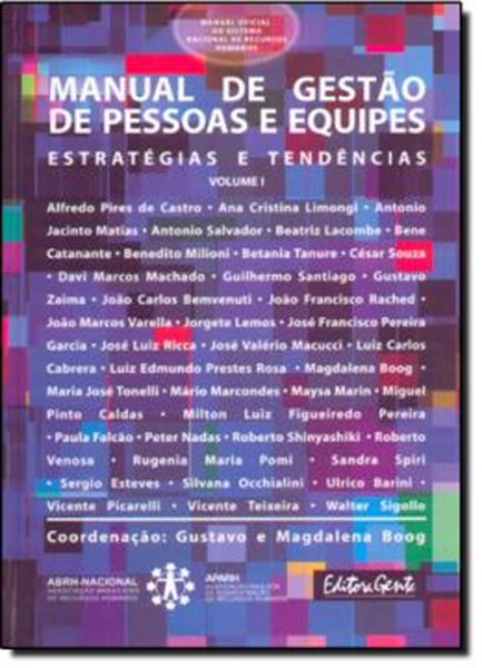 Picture of MANUAL DE GESTAO DE PESSOAS E EQUIPES - VOLUME 1 - 6ª EDICAO