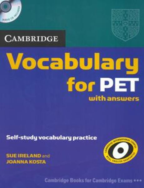 Picture of CAMBRIDGE VOCABULARY FOR PET WITH ANSWERS AND CD