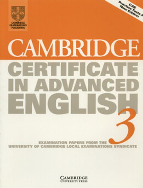Picture of CAMB CERTIFICATE IN ADVANCED ENG.3-SB