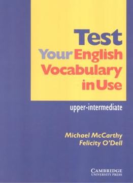 Imagem de TEST YOUR ENGLISH VOCABULARY IN USE UPPER-INTERMEDIATE - 1ST ED