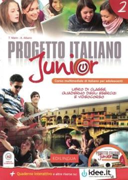 Imagem de PROGETTO ITALIANO JUNIOR 2 - LIBRO DI CLASSE & QUADERNO DEGLI ESERCIZI + CD AUDIO (A2)