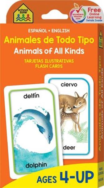 Picture of BILINGUAL ANIMALS OF ALL KINDS - FLASH CARDS