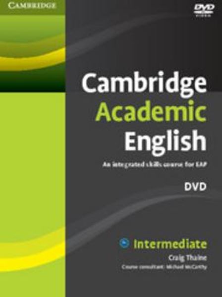 Picture of CAMBRIDGE ACADEMIC ENGLISH B1 WITH INTERMEDIATE DVD