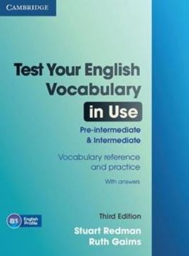 Imagem de TEST YOUR ENGLISH VOCABULARY IN USE PRE-INTERMEDIATE AND INTERMEDIATE WITH ANSWERS - 3RD ED