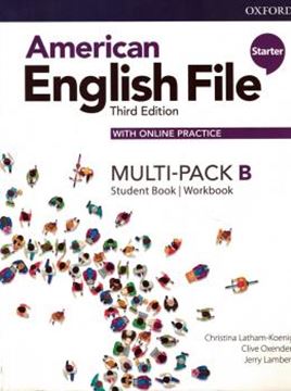 Imagem de AMERICAN ENGLISH FILE STARTER B - MULTI-PACK - 3RD ED