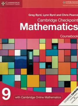 Imagem de CAMBRIDGE CHECKPOINT MATHEMATICS 9 COURSEBOOK WITH ONLINE MATHEMATICS