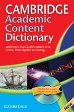 Imagem de CAMBRIDGE ACADEMIC CONTENT DICTIONARY  WITH CD-ROM  NEW EDITION