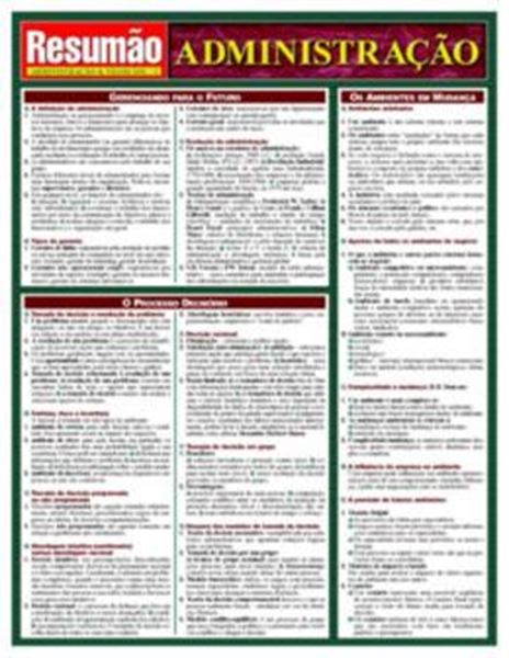 Picture of RESUMAO - ADMINISTRACAO