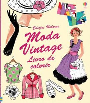 Imagem de MODA VINTAGE - LIVRO DE COLORIR