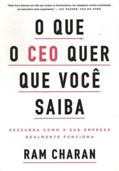 Picture of O QUE O CEO QUER QUE VOCE SAIBA