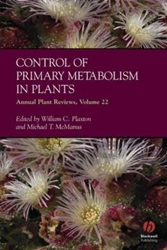 Imagem de ANNUAL PLANT REVIEWS, CONTROL OF PRIMARY METABOLISM IN PLANTS