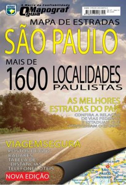 Picture of MAPA DE ESTRADAS SAO PAULO - GUIA MAPOGRAF
