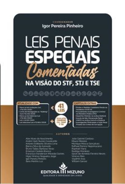 Picture of LEIS PENAIS ESPECIAIS COMENTADAS NA VISAO DO STF, STJ E TSE