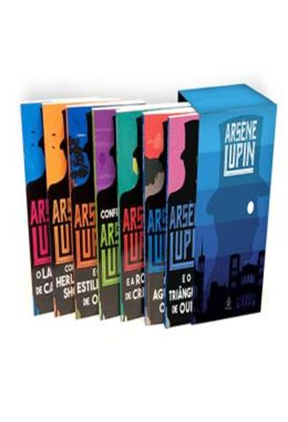Picture of LUPIN I - BOX COM 7 LIVROS COM MARCADOR DE PAGINAS