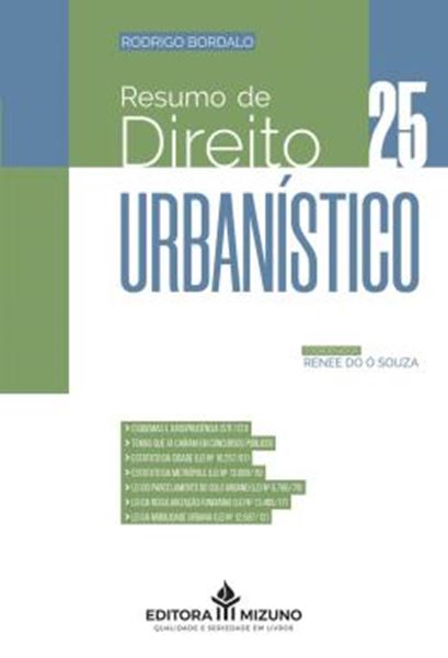 Picture of RESUMO DE DIREITO URBANISTICO - VOLUME 25