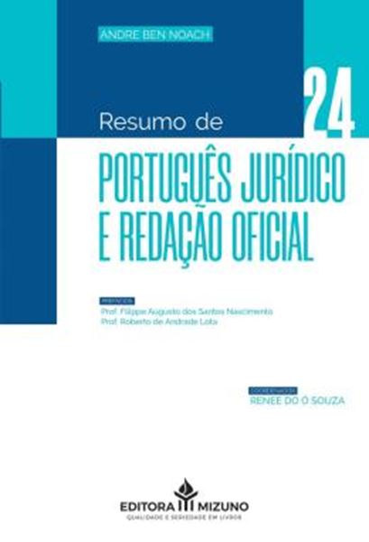 Picture of RESUMO DE PORTUGUES JURIDICO E REDACAO OFICIAL - VOLUME 24
