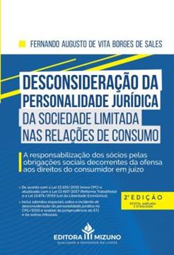 Imagem de DESCONSIDERACAO DA PERSONALIDADE JURIDICA DA SOCIEDADE LIMITADA NAS RELACOES DE CONSUMO