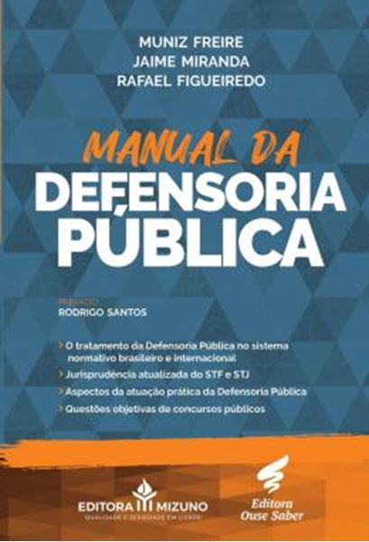 Picture of MANUAL DA DEFENSORIA PUBLICA