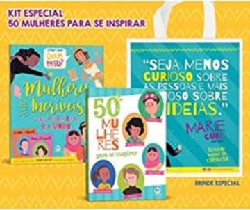 Imagem de 50 MULHERES PARA SE INSPIRAR COM ECOBAG, LIVRO E JOGO