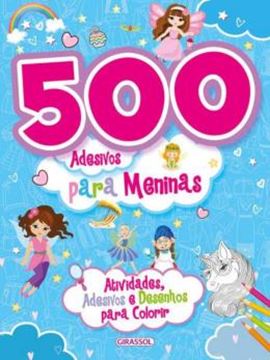 Imagem de 500 ADESIVOS PARA MENINAS - AZUL