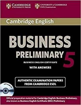 Imagem de CAMBRIDGE ENGLISH BUSINESS PRELIMINARY 5 SELF-STUDY PACK WITH CD AND ANSWERS