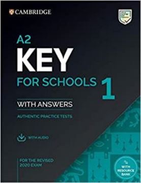 Imagem de A2 KEY FOR SCHOOLS 1 FOR THE REVISED 2020 - EXAMSTUDENT´S BOOK WITH ANSWERS WITH AUDIOAUTHENTIC PRACTICE TESTS