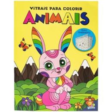 Imagem de VITRAIS PARA COLORIR - ANIMAIS