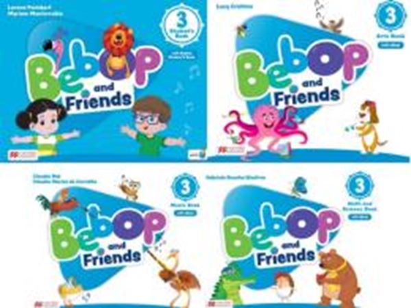 Picture of BEBOP AND FRIENDS 3 STUDENT´S WITH ARTS+MUSIC+MATH AND SCIENCE BOOK