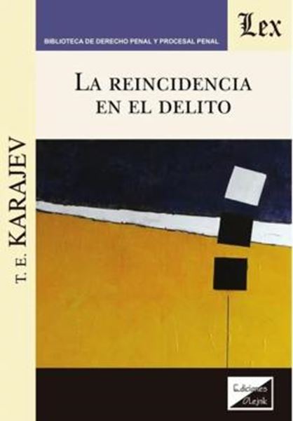 Picture of LA REINCIDENCIA EN EL DELITO