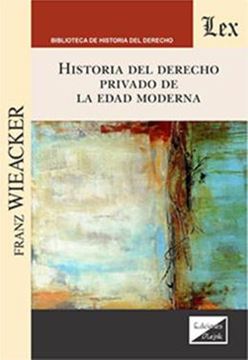 Imagem de HISTORIA DEL DERECHO PRIVADO DE LA EDAD MODERNA