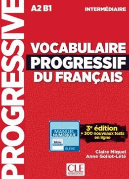 Imagem de VOCABULAIRE PROGRESSIF DU FRANCAIS - NIVEAU INTERMEDIAIRE - VERSION NUMERIQUE - 3EME ED.