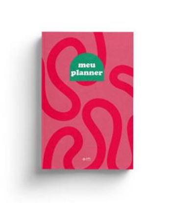 Imagem de MEU PLANNER 2024 - CAPA ROSA COM ONDULACOES
