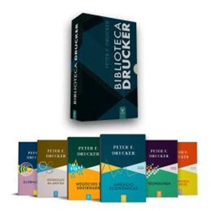 Imagem de BOX BIBLIOTECA DRUCKER - "AMEACAS ECONOMICAS", "GLOBALIZACAO", "TECNOLOGIA", "ECONOMIA EM REDE", "NEGOCIOS E SOCIEDADE" E "ESSENCIAIS DA GESTAO"