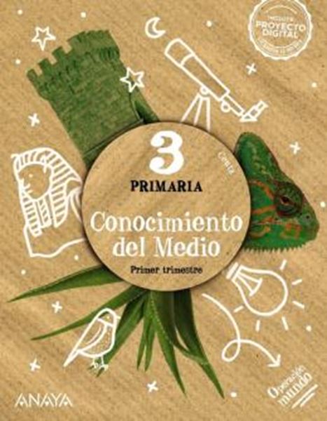 Picture of CONOCIMIENTO DEL MEDIO 3 PRIMARIA - PRIMER TRIMESTRE - OPERACION MUNDO