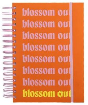 Imagem de MEU PLANO PERFEITO - FLORESCER, PLANNER ANUAL NAO DATADO PARA ADOLESCENTES COM CAPA DURA NEON, CAPA BLOSSOM OUT | PLANNER 2025