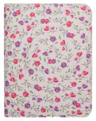 Imagem de MEU PLANO PERFEITO - FLORESCER, PLANNER ANUAL NAO DATADO PARA ADOLESCENTES COM CAPA SOBRECAPA DE ZIPER EM COURO-SOFT, CAPA ROMANTICA COM FLORES | PLANNER 2025
