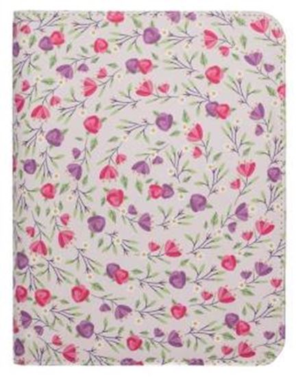 Picture of MEU PLANO PERFEITO - FLORESCER, PLANNER ANUAL NAO DATADO PARA ADOLESCENTES COM CAPA SOBRECAPA DE ZIPER EM COURO-SOFT, CAPA ROMANTICA COM FLORES | PLANNER 2025