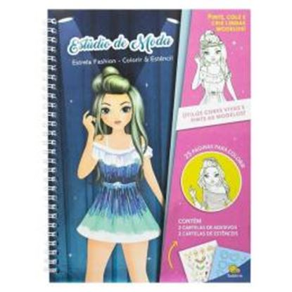 Imagem de ESTRELA FASHION - COLORIR & ESTENCIL: ESTUDIO DE MODA